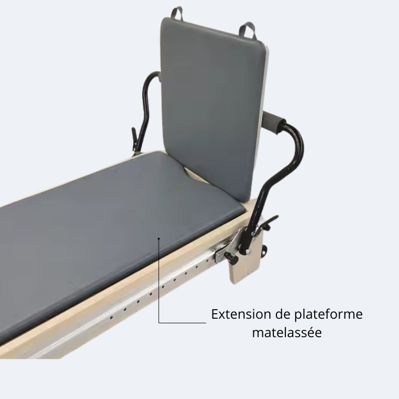 Reformer Pilates Track avec tour demi-trapèze rabattable, vue 5