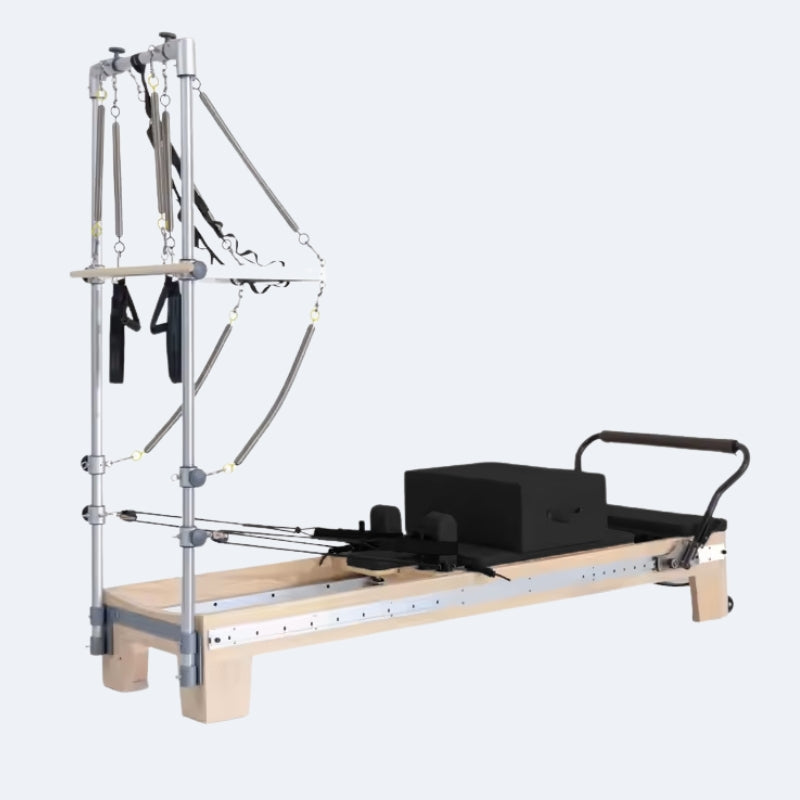 Reformer Pilates Track avec tour demi-trapèze rabattable, vue 6