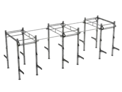 Rig cross compétition extérieur inox 24 pieds