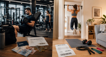 Comparaison des coûts d'entraînement en salle et à domicile.