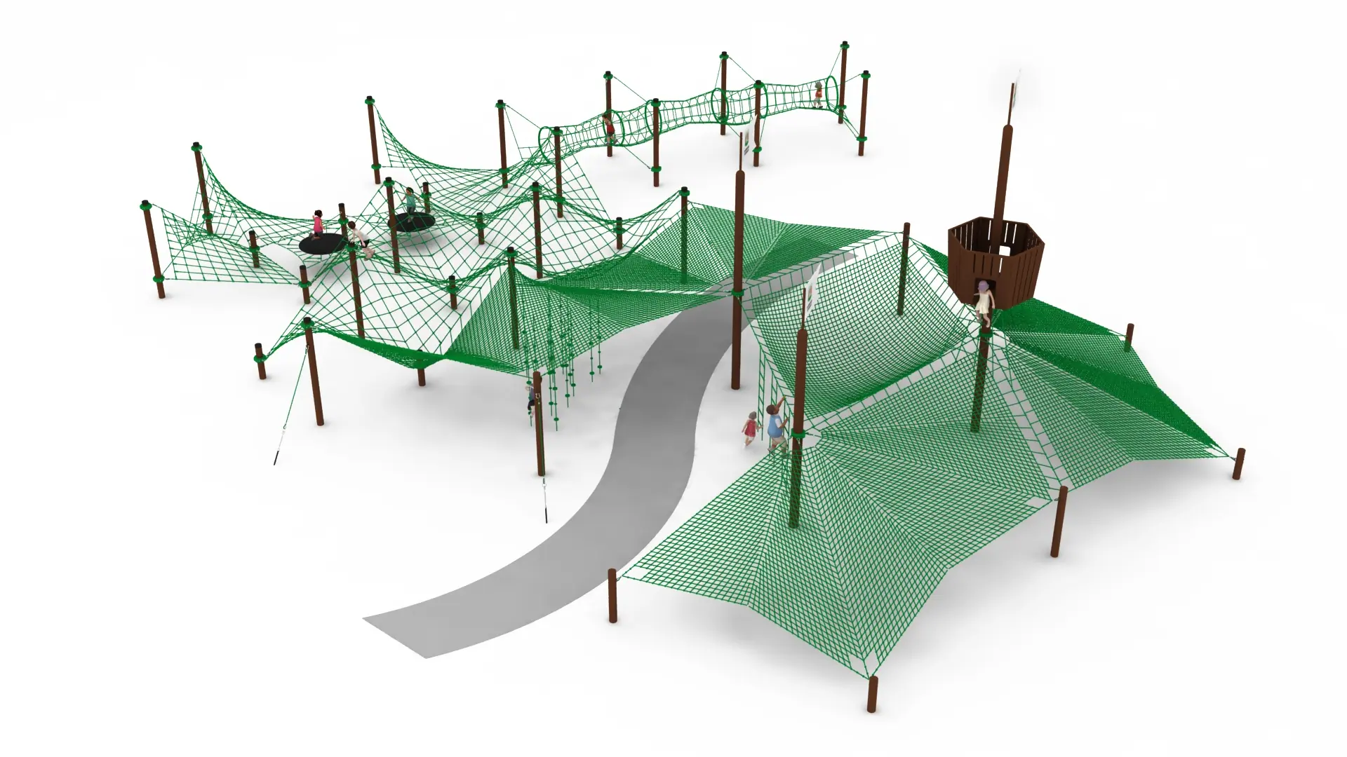 Nordic Fishermen's Nets - Giant Rope Play Structure