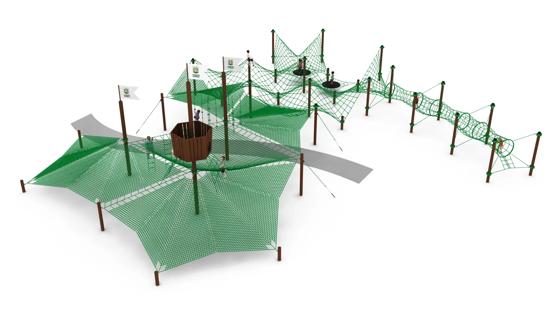 Nordic Fishermen's Nets - Giant Rope Play Structure