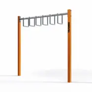 TRAINER Barre avec Poignees - structure de street workout exterieure