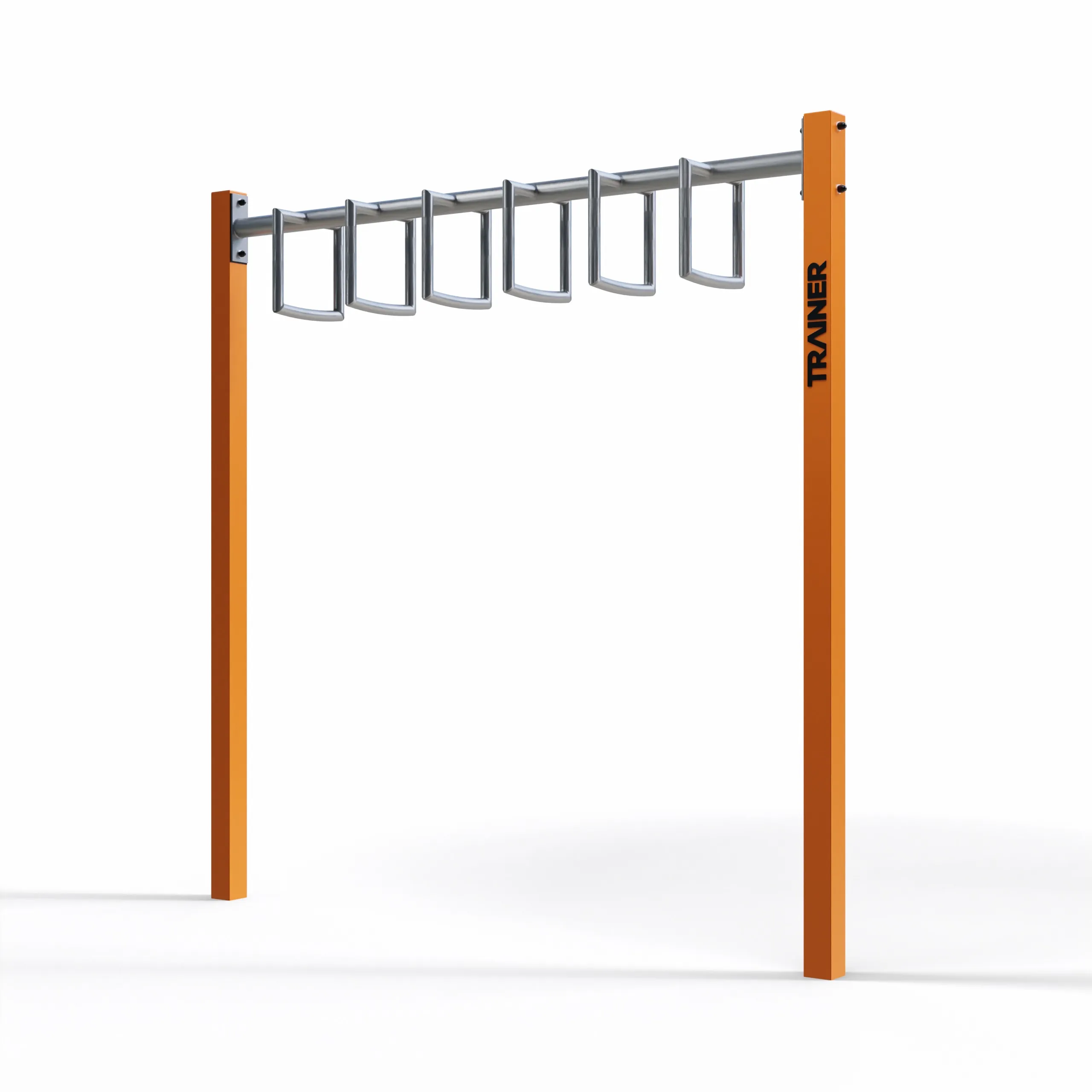 TRAINER Barre avec Poignees - structure de street workout exterieure