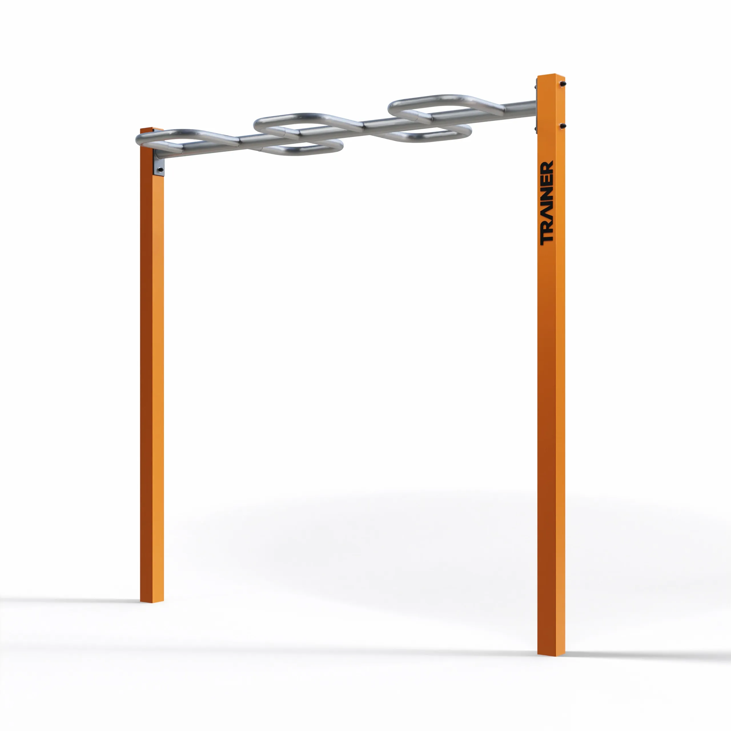 TRAINER Barre Horizontale avec Serpent - structure de street workout exterieure