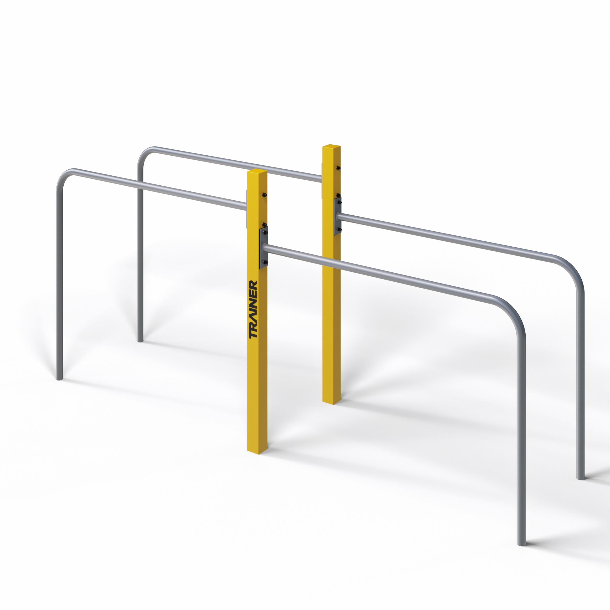 TRAINER Barres Paralleles Doubles - structure de street workout exterieure