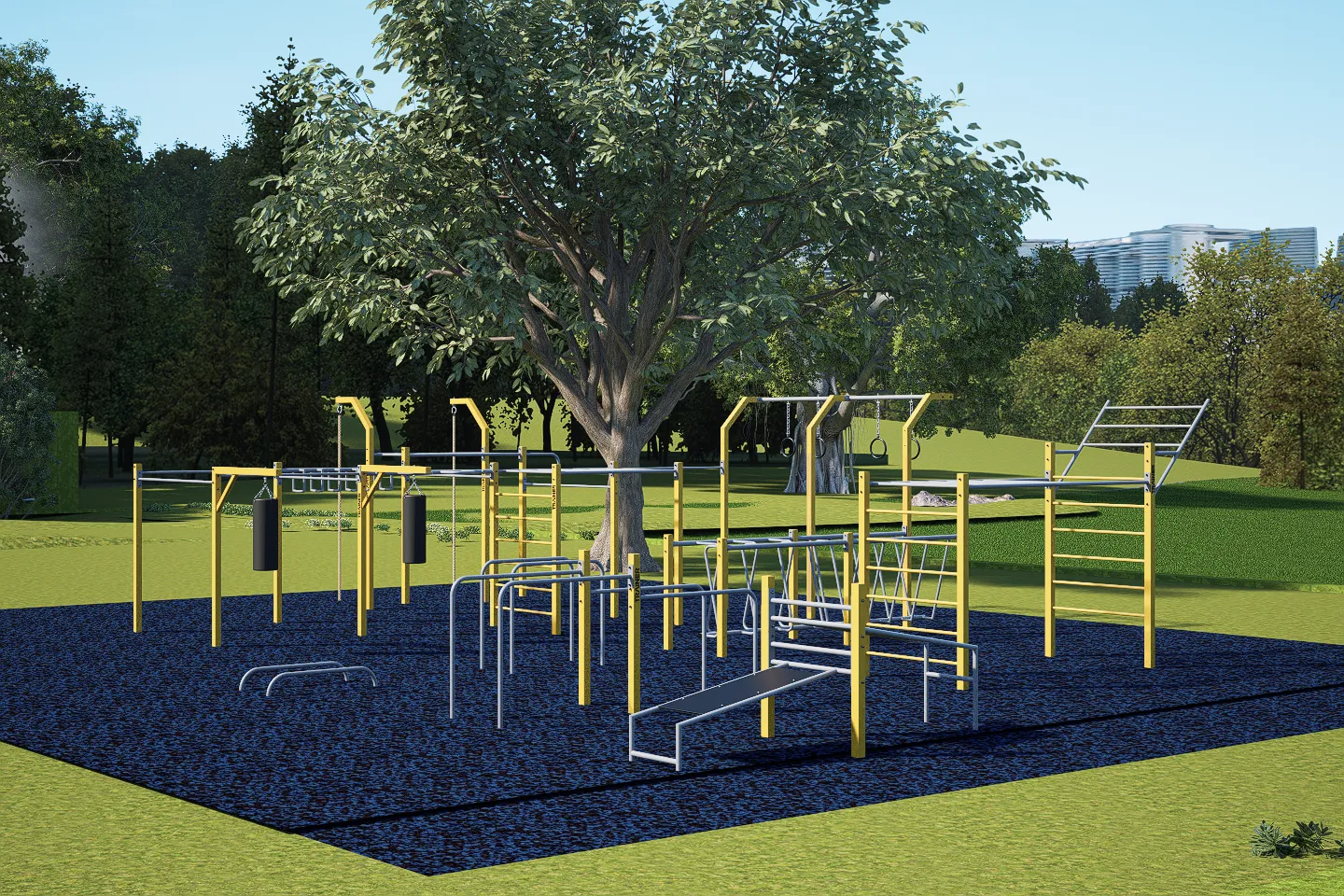 TRAINER Parc Street Workout 11 - structure multi-agres exterieure