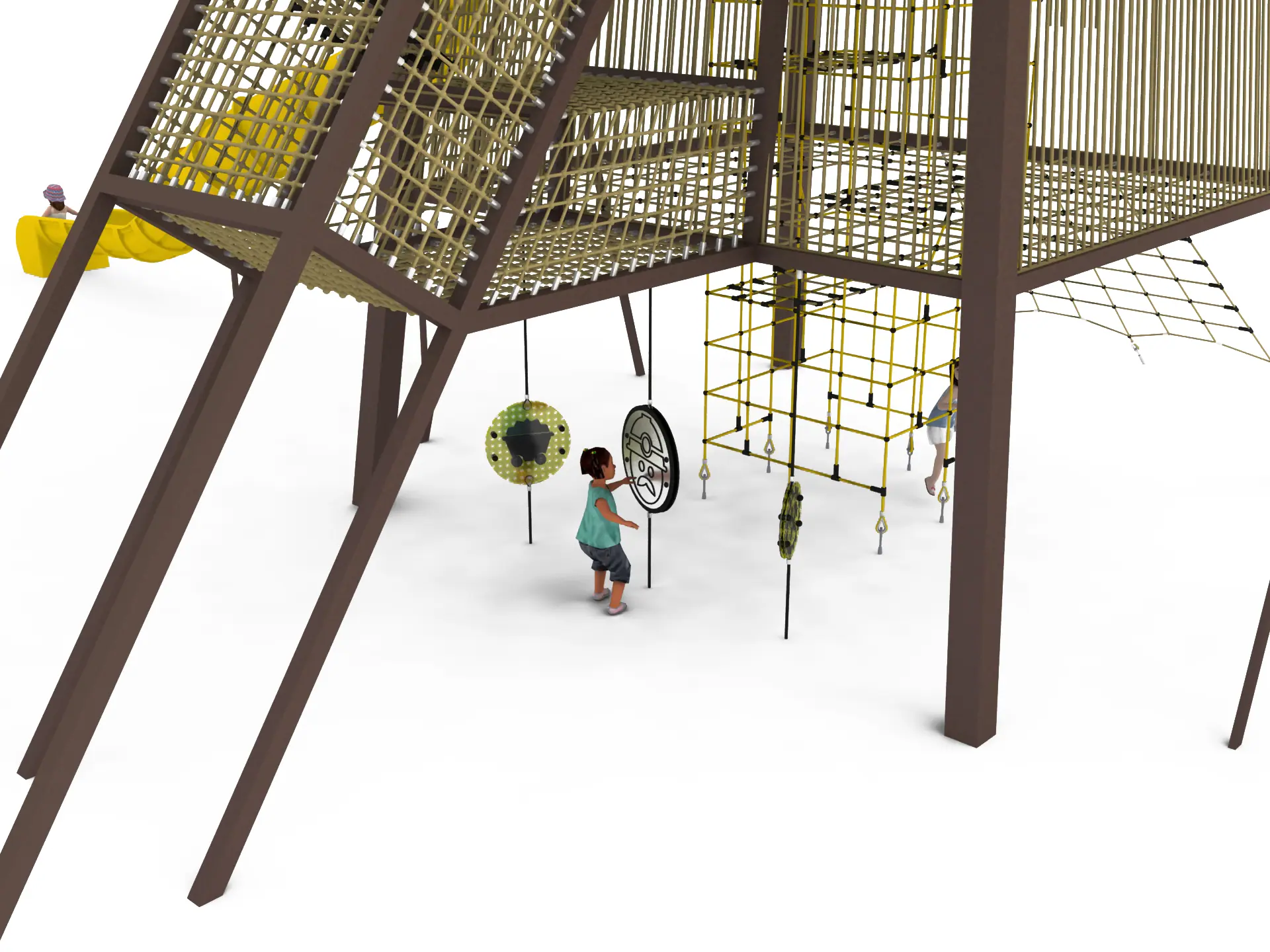 Mine Shaft - Themed Rope Play Tower