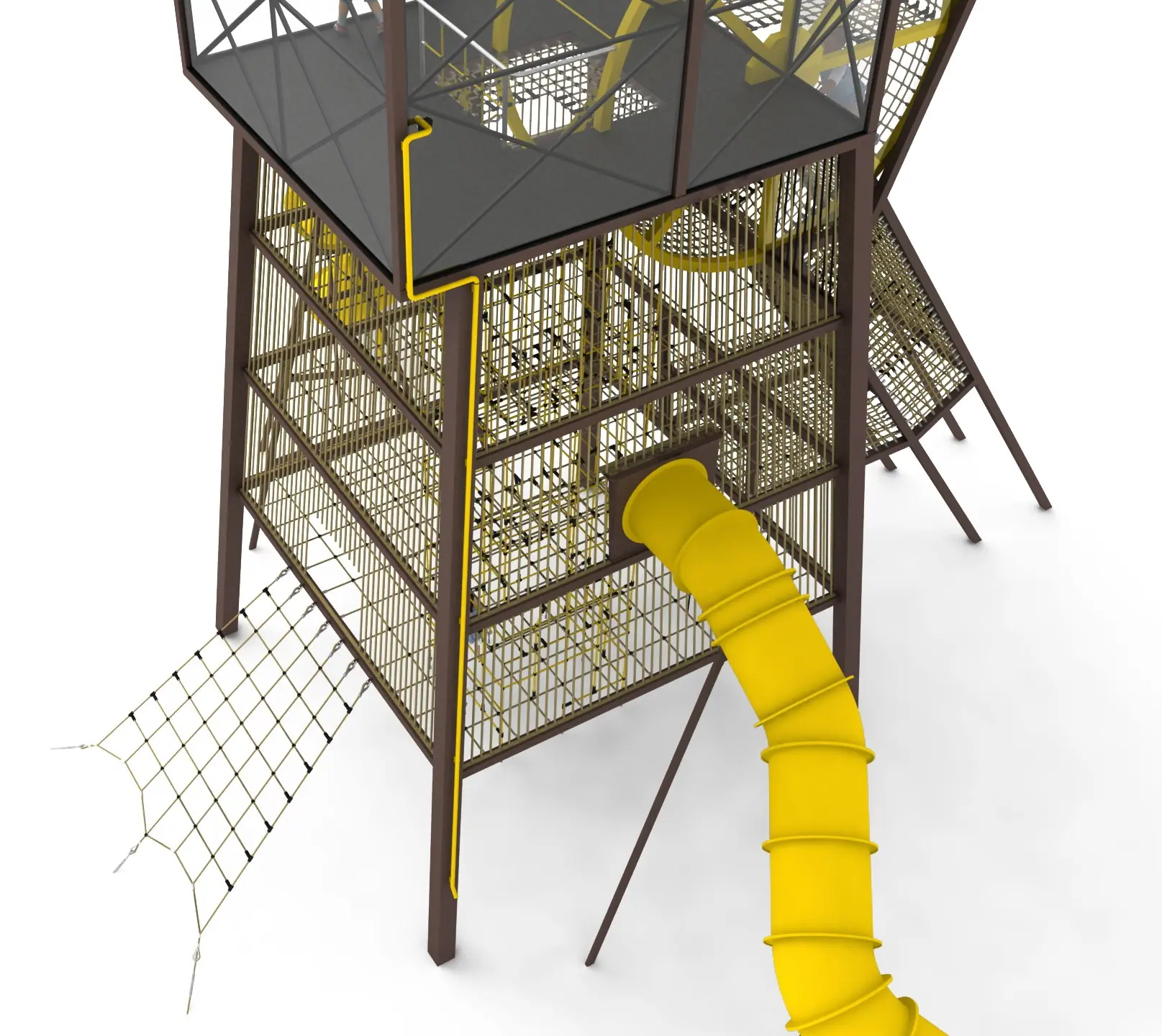 Mine Shaft - Themed Rope Play Tower