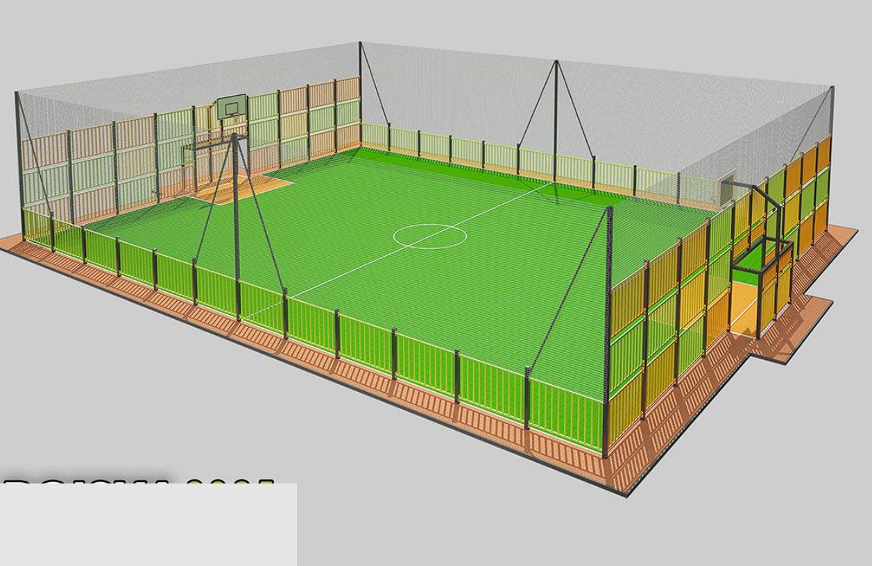 Terrain multisport modulaire Max 27 × 20 m - vue 2