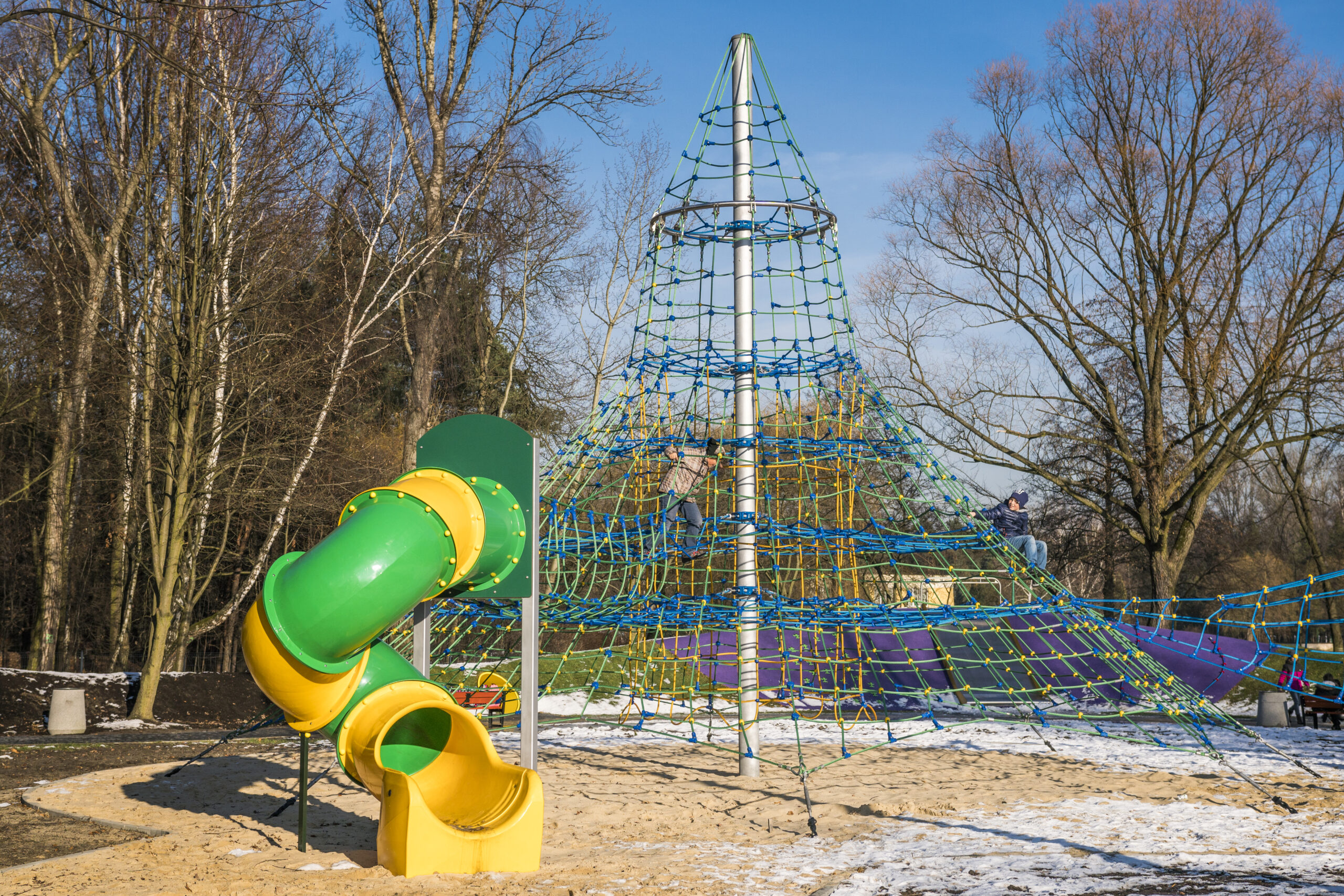 pyramide de jeu en corde 8 m vue detaillee 2