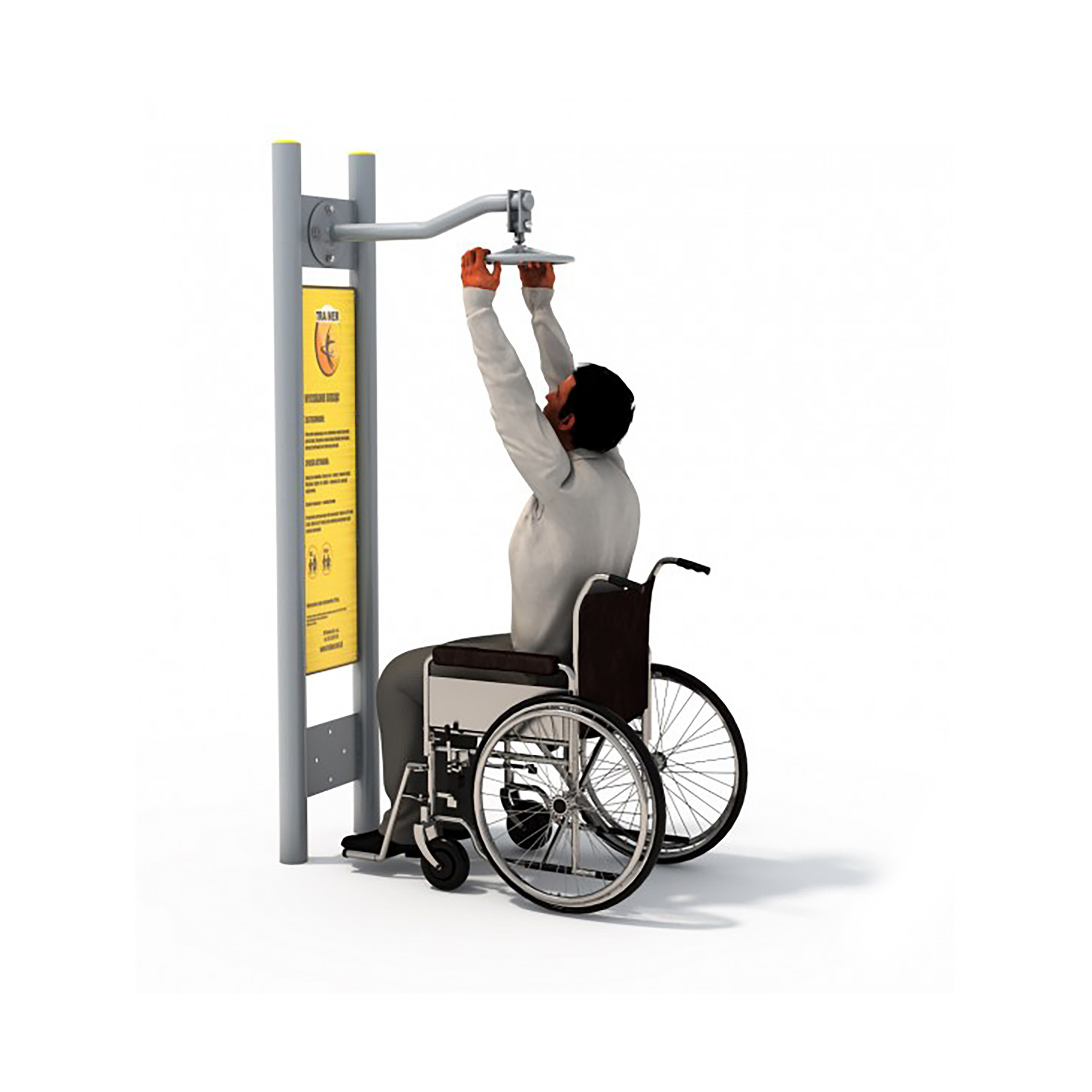 TRAINER Twister Superieur pour PMR - appareil de fitness exterieur PMR