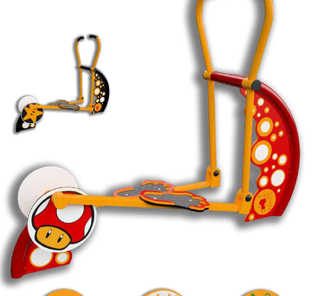 Vélo elliptique d'extérieur pour enfant Orbitrek à motifs illustrés