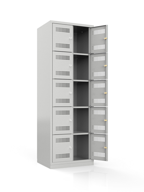Vestiaire monobloc 10 cases – 600 x 490 x 1800 mm (VMC10)