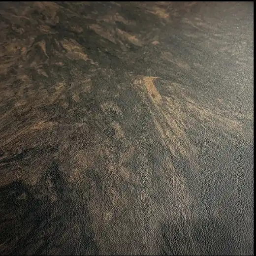 Dalle puzzle 7 mm effet pierre foncée, veinage minéral vue de dessus