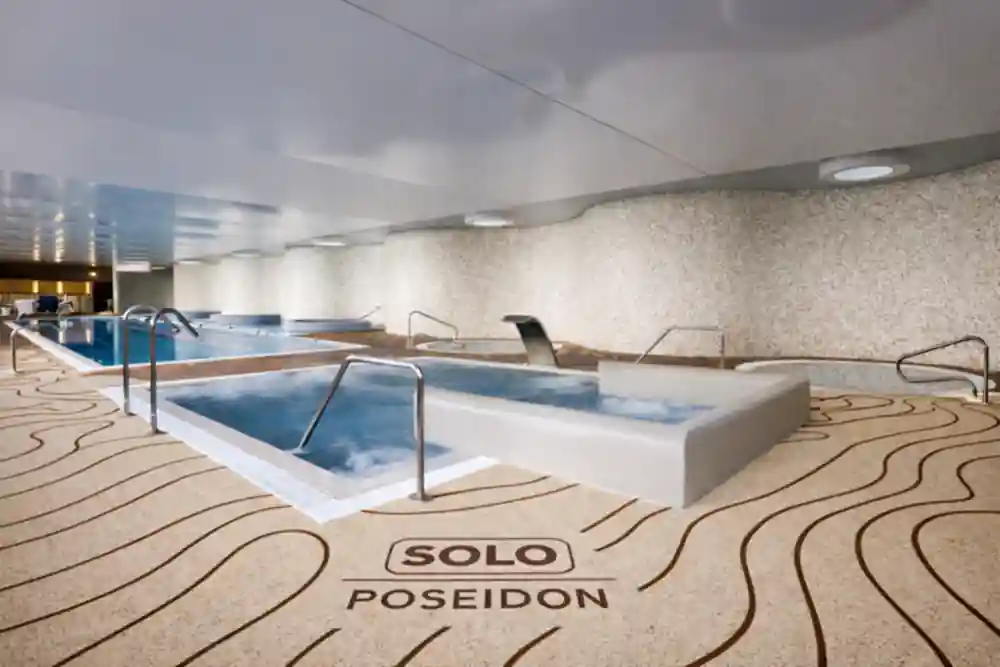 6 mm Two-Tone Milled Pool Tile - Logo and Zone Delimitation