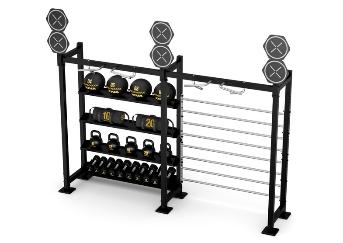 Structure INOX Wall — configuration 2A — ZIVA