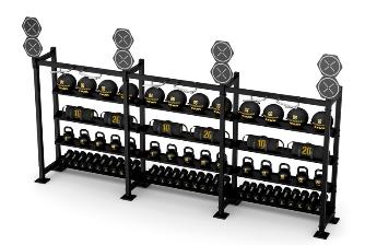 Structure INOX Wall — configuration 3D — ZIVA
