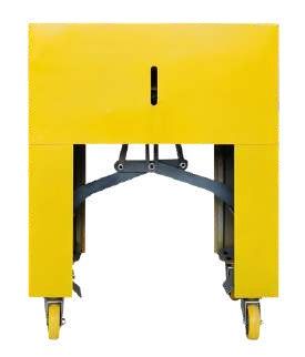 Pickleball net on wheels with stabiliser pads — view 3