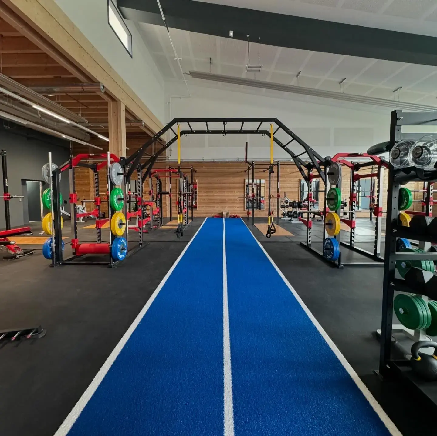 Sprintbaan kunstgras 2 m breed, sledwerk en snelheid