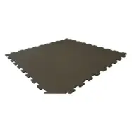 Dalle puzzle caoutchouc 7 mm marron uni – sol sportif professionnel