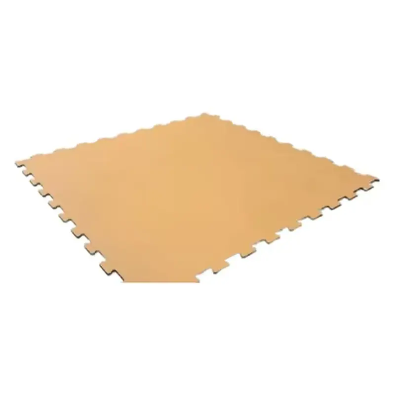 Dalle puzzle caoutchouc 7 mm marron uni – sol sportif professionnel, vue complémentaire