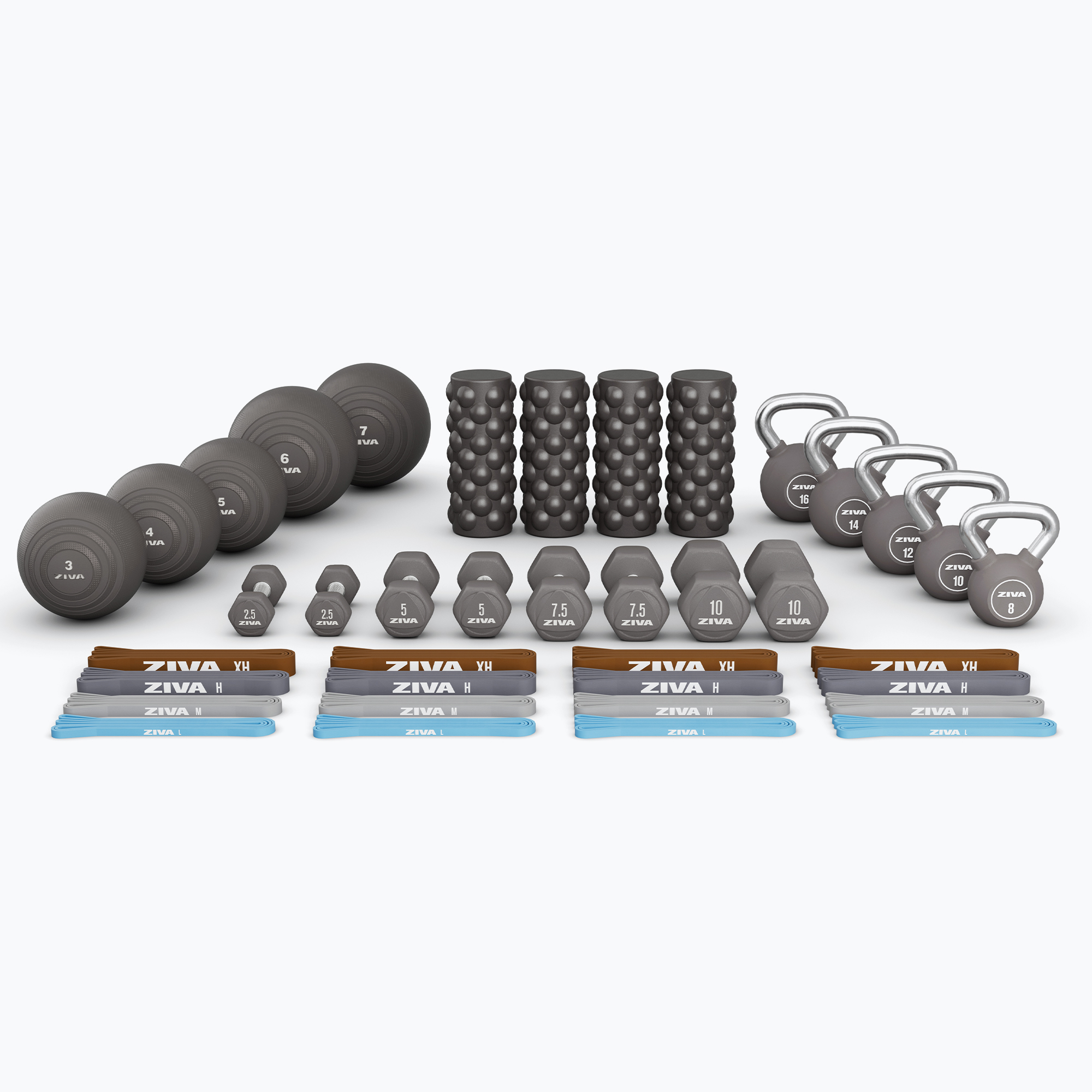 Kit d’accessoires de rangement mural Lumina B